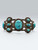 webbed turquoise, cluster bracelet, natural turquoise, twisted wire and silver dots, four wire terminal