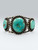 1930s to 1940s, handmade, natural turquoise, hand pulled wire terminal, Navajo