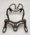 handmade bit, Chuck Irwin, inlaid cheek and shank, flowed silver,