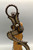 handmade bit, Chuck Irwin, inlaid cheek and shank, flowed silver,
