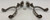 antique, California style, heart themed inlay, single mounted, silver banding, 14 point rowel,