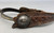 California style spurs, Hernandez Brothers, silver engraved inlays, chased designs, heel chains, chap guards, drop shank, Circa late 1800s to early 1900s