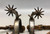 California style spurs, Hernandez Brothers, silver engraved inlays, chased designs, heel chains, chap guards, drop shank, Circa late 1800s to early 1900s