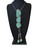 Bolo Tie, Turquoise Bolo Tie, Keyonnie Begay, Bolo Tie with Dangles, Turquoise Dangles