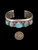Circa Turquoise Bracelet, Circa Sterling Silver Bracelet, Turquoise Bracelet, 1940s To 1960s Turquoise and Sterling Silver Bracelet