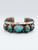 Circa Turquoise Bracelet, Circa Sterling Silver Bracelet, Turquoise Bracelet, 1940s To 1960s Turquoise and Sterling Silver Bracelet