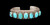 Circa Turquoise and Sterling Silver Bracelet, Turquoise Bracelet,  Circa Bracelet, Sterling Silver Bracelet