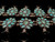 Natural Turquoise Cluster Squash Blossom Necklace, J.M. Begay, Natural Turquoise, Squash Blossom Necklace, Cluster Necklace