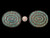 Victor Moses Begay, Turquoise Cluster Pin, Turquoise.