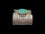 Webbed Turquoise, Sterling Silver Bracelet , Lyndon B. Tsosie