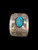 Gibson Nez, Turquoise, Sterling Silver, Overlay, Bracelet