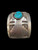 Gibson Nez, Turquoise, Sterling Silver, Overlay, Bracelet