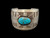 Gibson Nez, Turquoise, Sterling Silver, Overlay, Bracelet