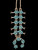 Sleeping Beauty Turquoise Squash Blossom Necklace, Sleeping Beauty Turquoise, Squash Blossom, Sleeping Beauty Necklace