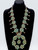 Turquoise Cluster Squash Blossom Necklace, Turquoise, Cluster Turquoise, Squash Blossom