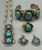 Lone Mountain Turquoise, Fred Thompson, Turquoise Set