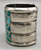 1950s to 1960s, turquoise inlay, Lambert Homer, flush inlay, sterling silver cuff, Zuni
