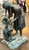 Mother Bathing Child, bronze, statue, water feature, Jim Demetro, numbered,