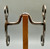 Lady Leg, Walt Rambo, stamped silver overlay, copper garter, silver and copper mountings, clover leaf rowels, Austin, TX