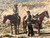 Western oil painting, Alan Alexander, Meeting in the Badlands, 1980, framed.