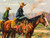 original, Western painting, Bill Hampton, Smoke at Indian Rock, realism style, framed, 1972