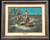 Original, Western oil painting, Alan Alexander, Night Light, 1983