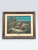 Original, Western oil painting, Alan Alexander, Night Light, 1983