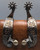 E.F. Blanchard, custome engraved spurs, gold and silver overlay, Bob Scott, Diablo, Ralph Lamb, vintage, Circa 1970.