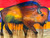 Brent Nageli, "Sacrad Buffalo", Southwest, oil on canvas,original,