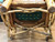 Custom Handmade Leather, Wood and Steer Horned Chair With Ottoman By Bub O'Donnell