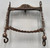 Interesting Antique Spade Bit With Cross-Hatch Engraving