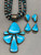 LaRose Ganadonegro High Grade Webbed Kingman Necklace Set