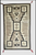 Vintage Storn Pattern Navajo Rug Circa 1940-1960s