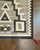Vintage Storm Pattern Navajo Rug Circa 1940-1960s