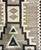 Vintage Storm Pattern Navajo Rug Circa 1940-1960s
