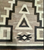 Vintage Storn Pattern Navajo Rug Circa 1940-1960s
