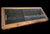 Mesquite Wood Display Coffee Table with Turquoise Inlay Edge Work