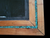 Mesquite Wood Display Coffee Table with Turquoise Inlay Edge Work