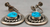 Sterling Silver And High Grade Squash Blossom Necklace With Earrings Attributed To Jimmy Long