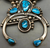 Sterling Silver And High Grade Squash Blossom Necklace With Earrings Attributed To Jimmy Long