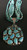 VINTAGE TURQUOISE & STERLING SILVER NECKLACE