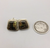 earrings with coin for size