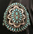cluster turquoise bracelet