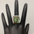 ring, sterling silver, turquoise, vintage