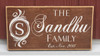 Family Name Monogram Sign