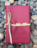 Spellbinding leather journal fuschia medium