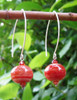 treat designs raku style earrings