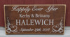 Happily Ever After personalized sign