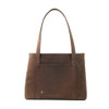 Leather Tote - Hideout by Rustico - Dark Brown - Back Side