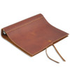 Rustico Soft Leather Binder with 1.5" Rings 8" x 11" - Side View